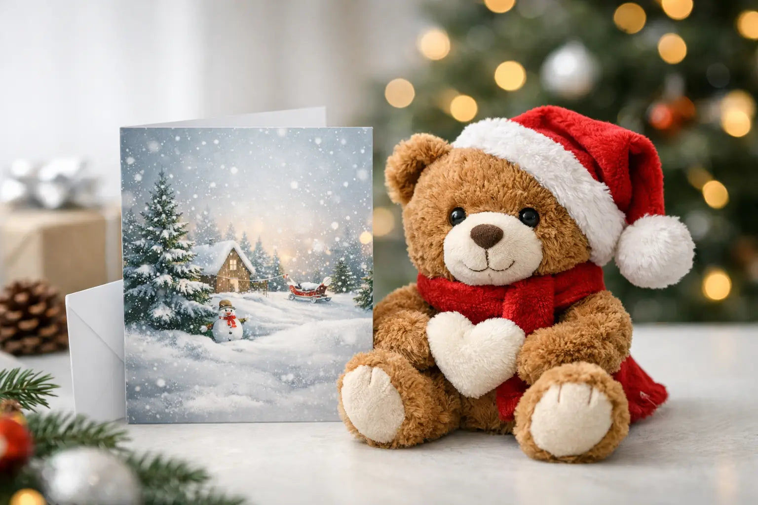 Why a Holiday Card With Plush Feels Better