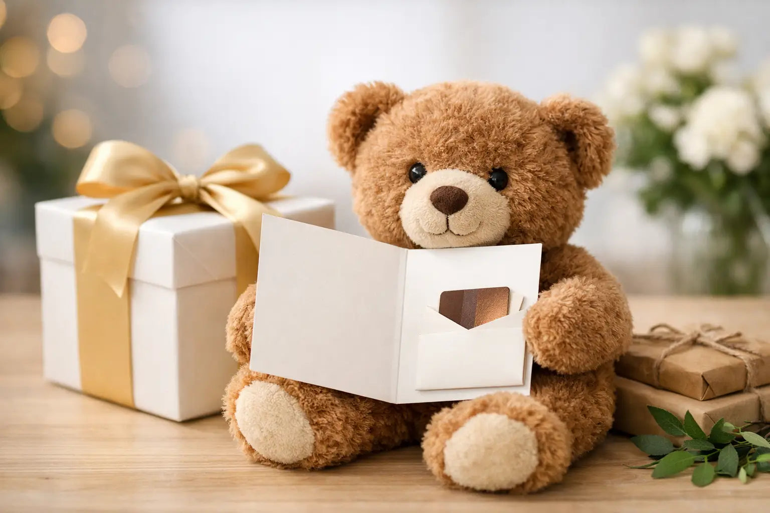 Why a Plush Greeting Card Gift Feels Bigger